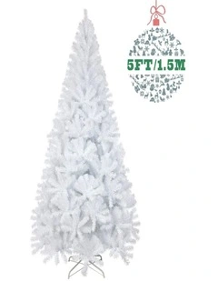 5ft White Artificial Christmas Tree  Xmas Home & Party Decoration