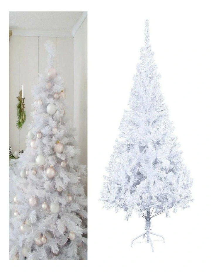 5ft White Artificial Christmas Tree Xmas Home & Party Decoration image 3
