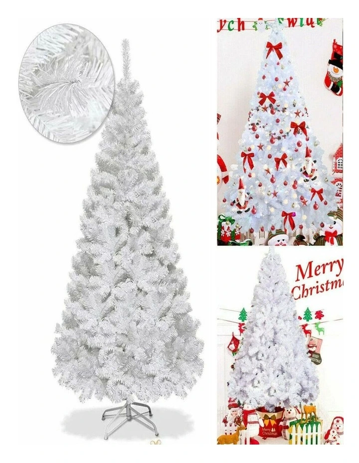 5ft White Artificial Christmas Tree Xmas Home & Party Decoration image 4