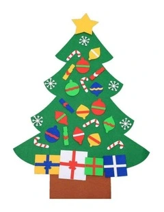 Handcrafted Christmas Tree Decoration Set  Removable Xmas Ornaments