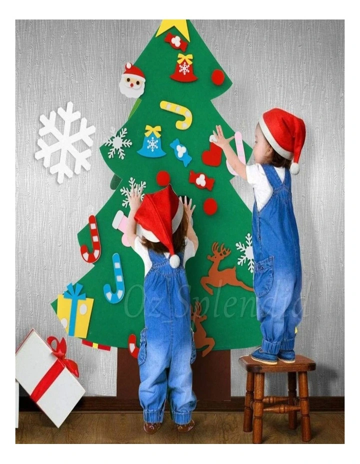 Handcrafted Christmas Tree Decoration Set Removable Xmas Ornaments image 3