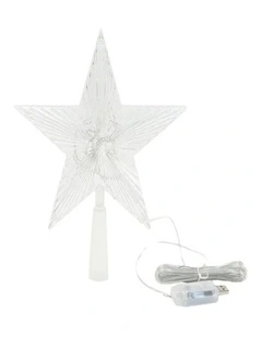 App-Controlled LED Christmas Tree Topper Star  USB Outdoor Xmas Light