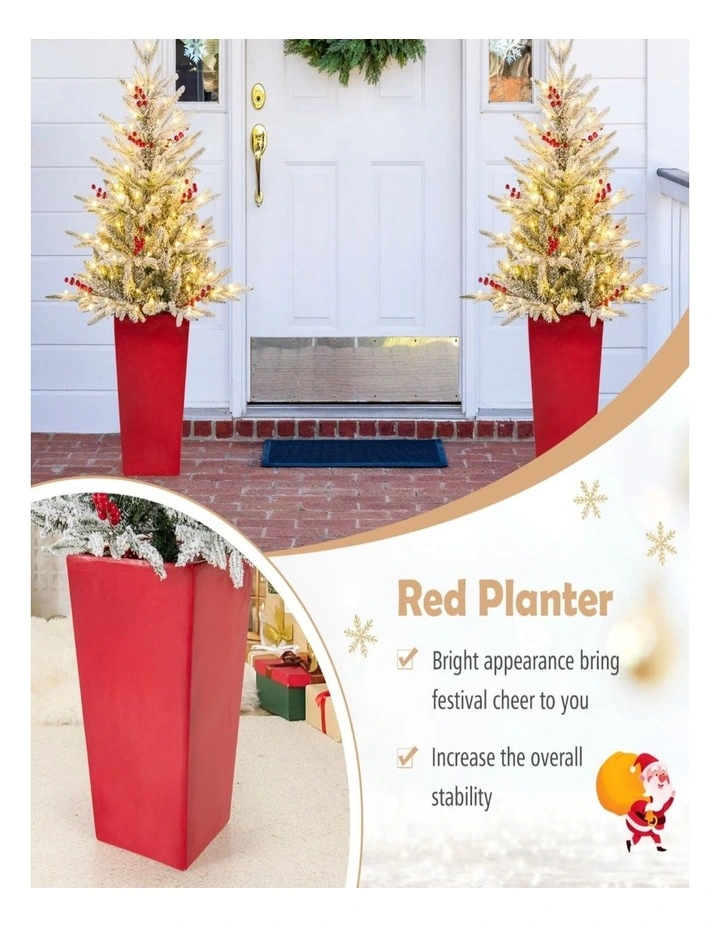 Snow Flocked Artificial Christmas Tree Winter Xmas Home Decoration image 6
