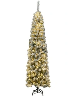 Artificial Christmas Tree with 250 Warm White LED Lights  Home Shop Office