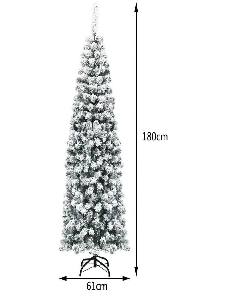 Artificial Christmas Tree with 250 Warm White LED Lights  Home Shop Office image 6