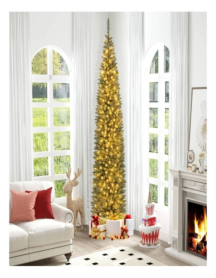 Artificial Christmas Tree with Full Branch Tips Festive Xmas Decor image 7
