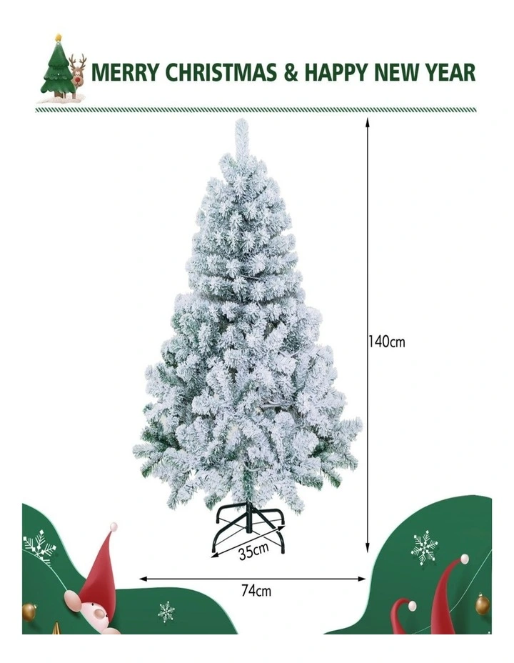 Pre-Lit Artificial Christmas Tree with Warm White LED Lights image 2