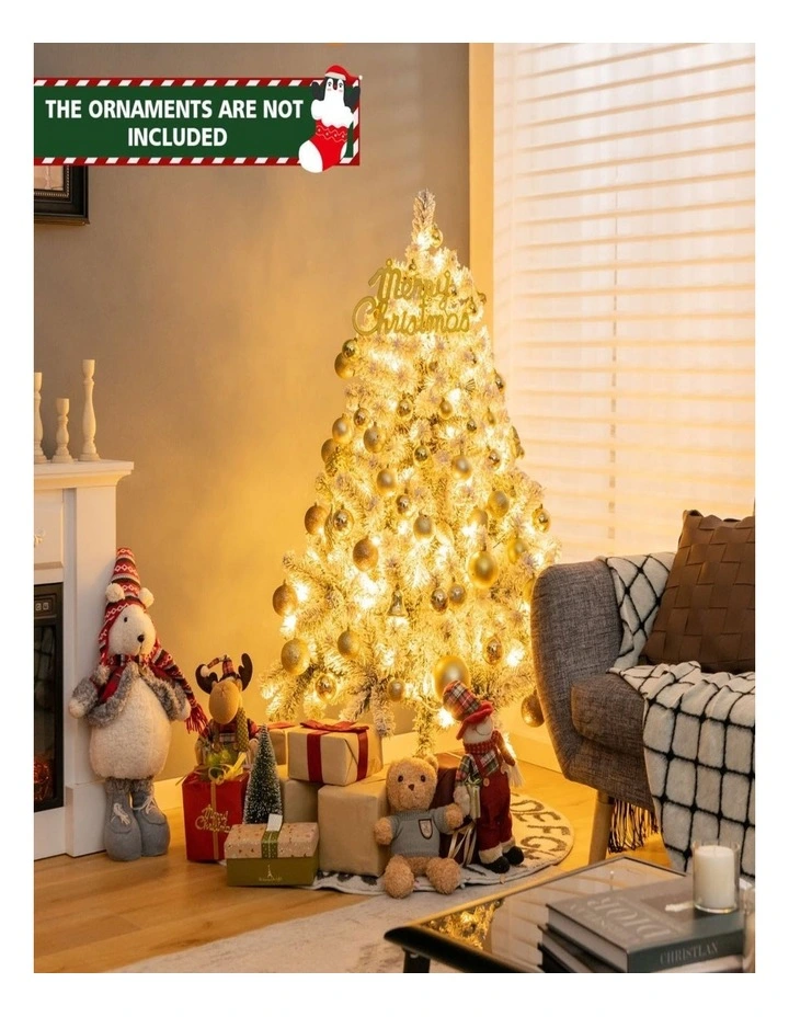 Pre-Lit Artificial Christmas Tree with Warm White LED Lights image 6