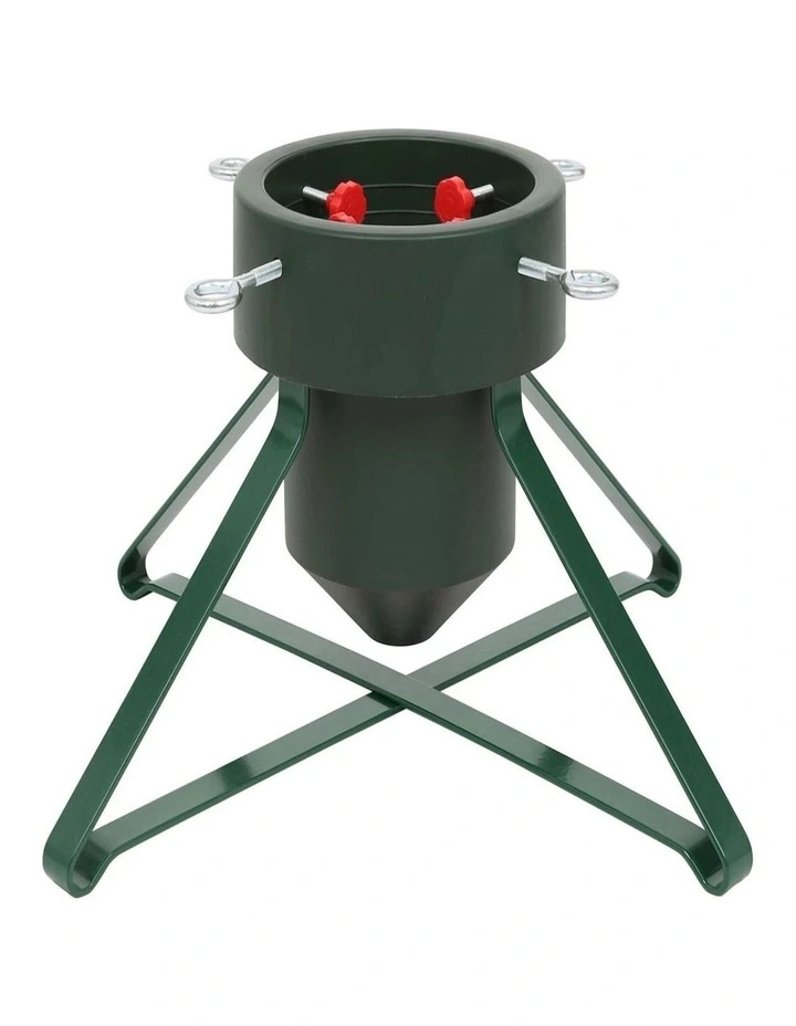 Classic Christmas Tree Stand with Water Holder  3in Green Xmas Base image 1