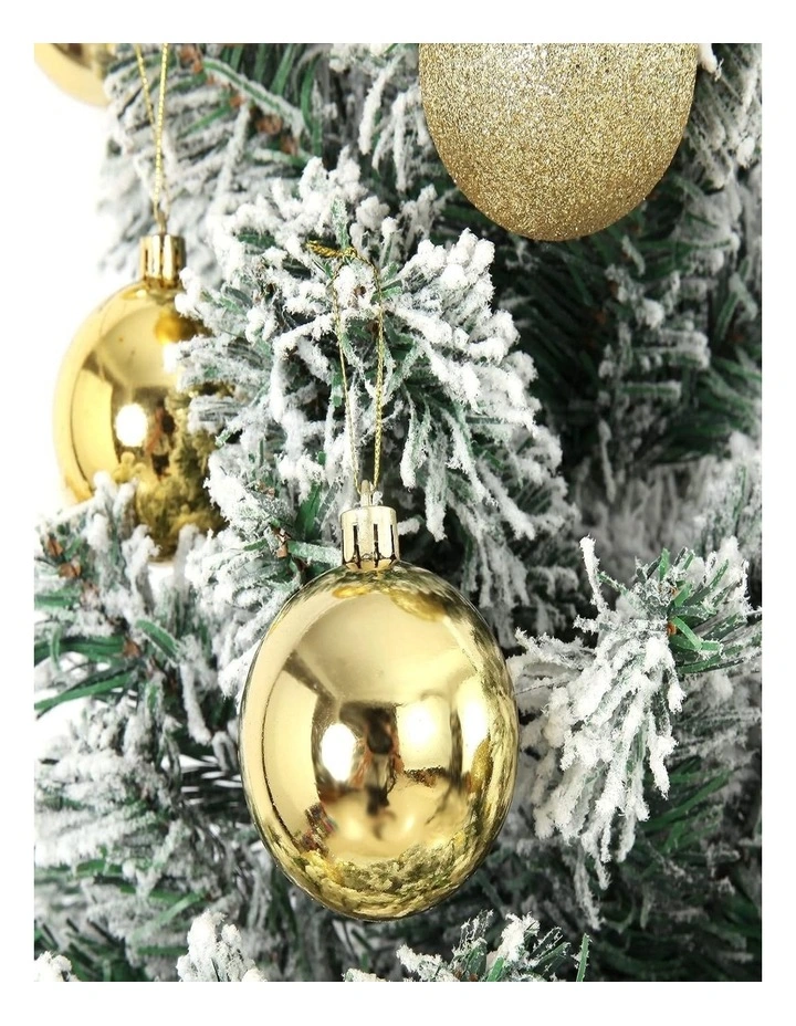24pc Christmas Tree Bauble Decoration Set Festive Xmas Ornaments image 3