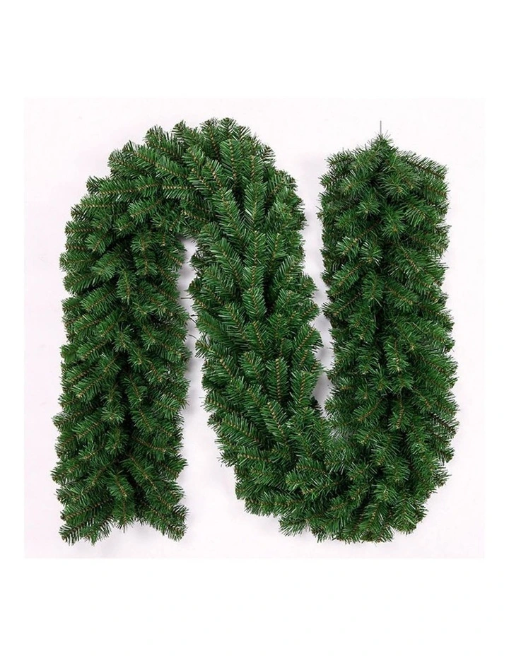 9ft Green Pine Christmas Garland  Stair Fireplace & Party Decoration image 1