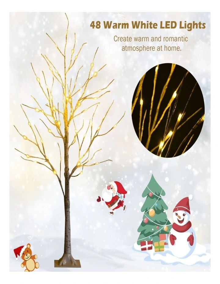 Artificial Christmas Tree Set Festive Indoor Xmas Decoration image 3