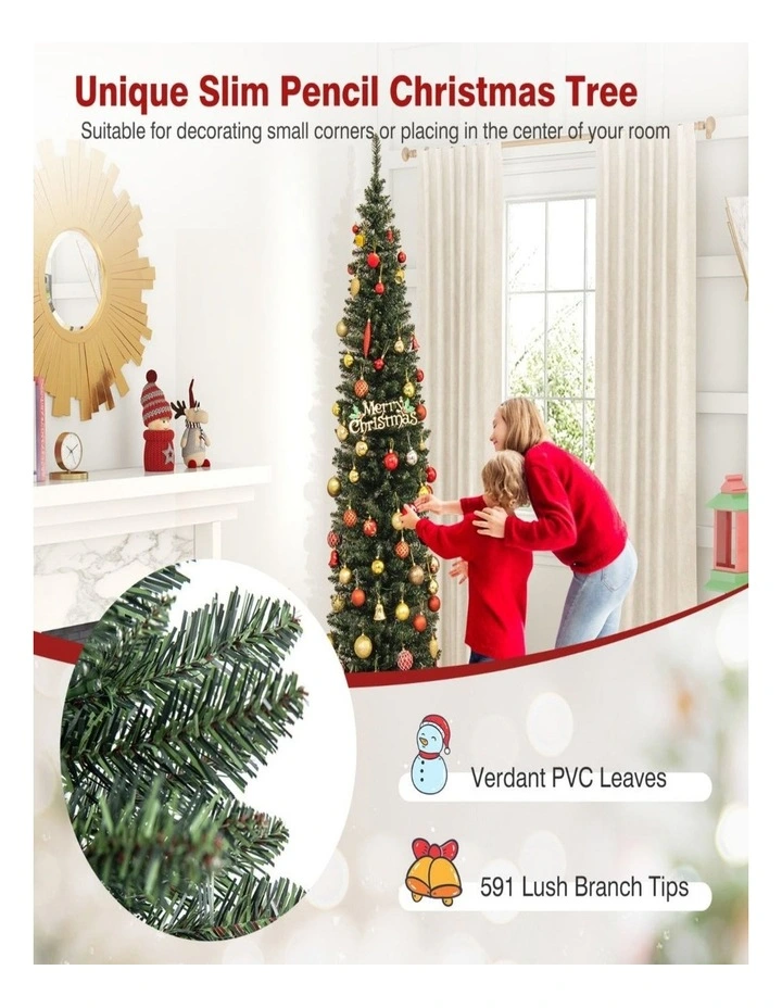 Artificial Entrance Christmas Tree Festive Indoor Outdoor Decoration image 4
