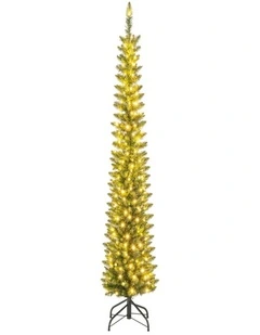 Pre-Lit Christmas Garland with LED Lights Festive Xmas Decor