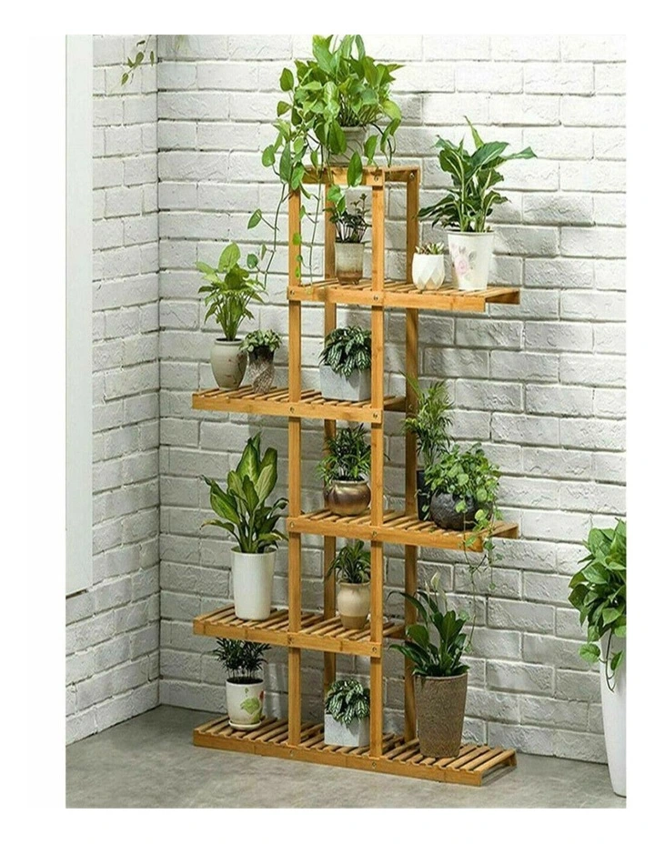 High-Low Metal Plant Stand Indoor Outdoor Flower Pot Holder for Home Garden & Balcony image 6