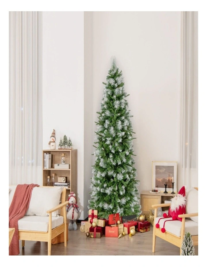 190cm Snow Flocked Pine Needle Artificial Christmas Tree image 2