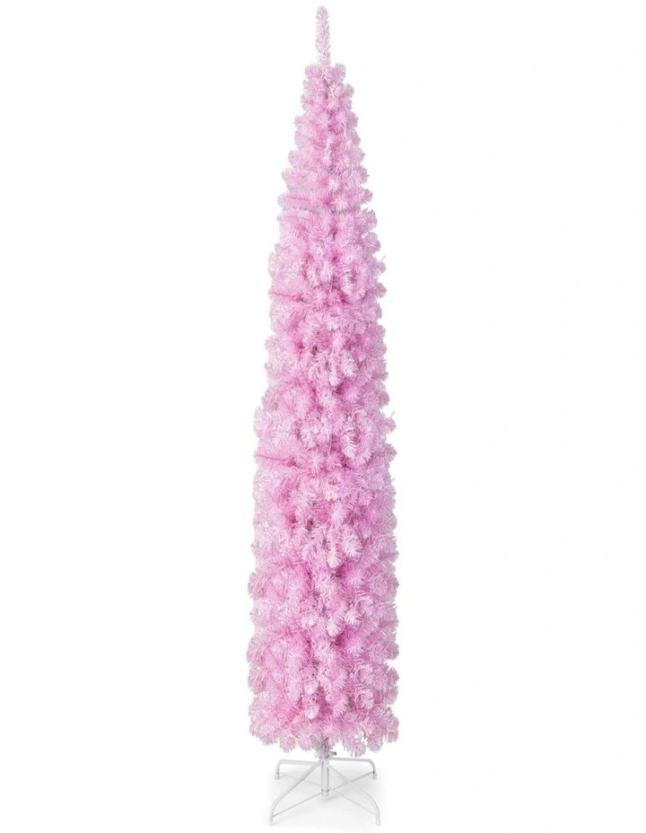 Pre-Lit Artificial Christmas Tree  1.83m/2.1m LED Xmas Decoration image 1