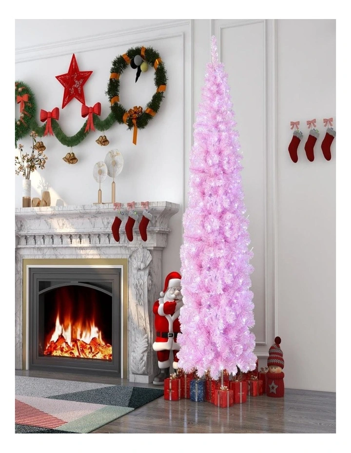 Pre-Lit Artificial Christmas Tree  1.83m/2.1m LED Xmas Decoration image 5
