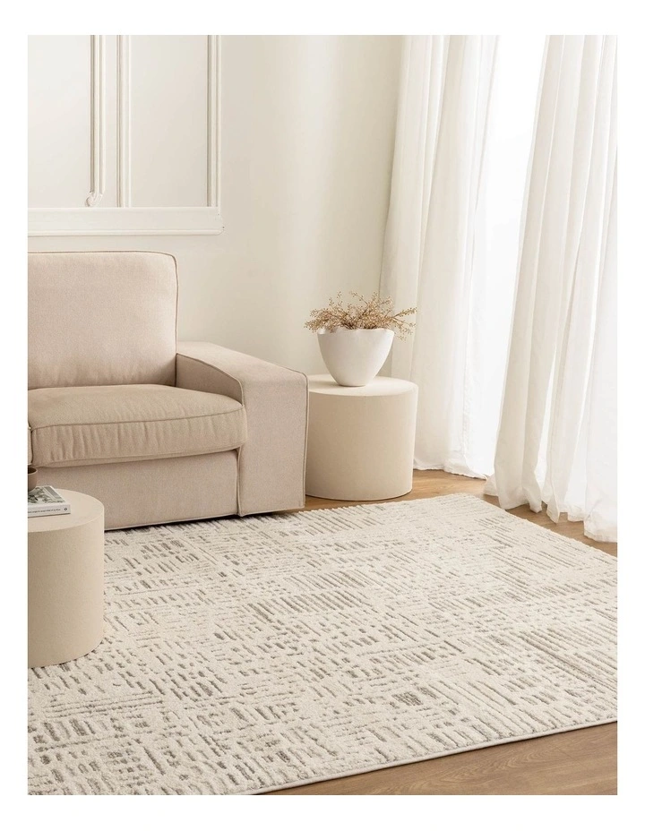 Nessa Geo Sculpted Lines Rug (N600) image 4