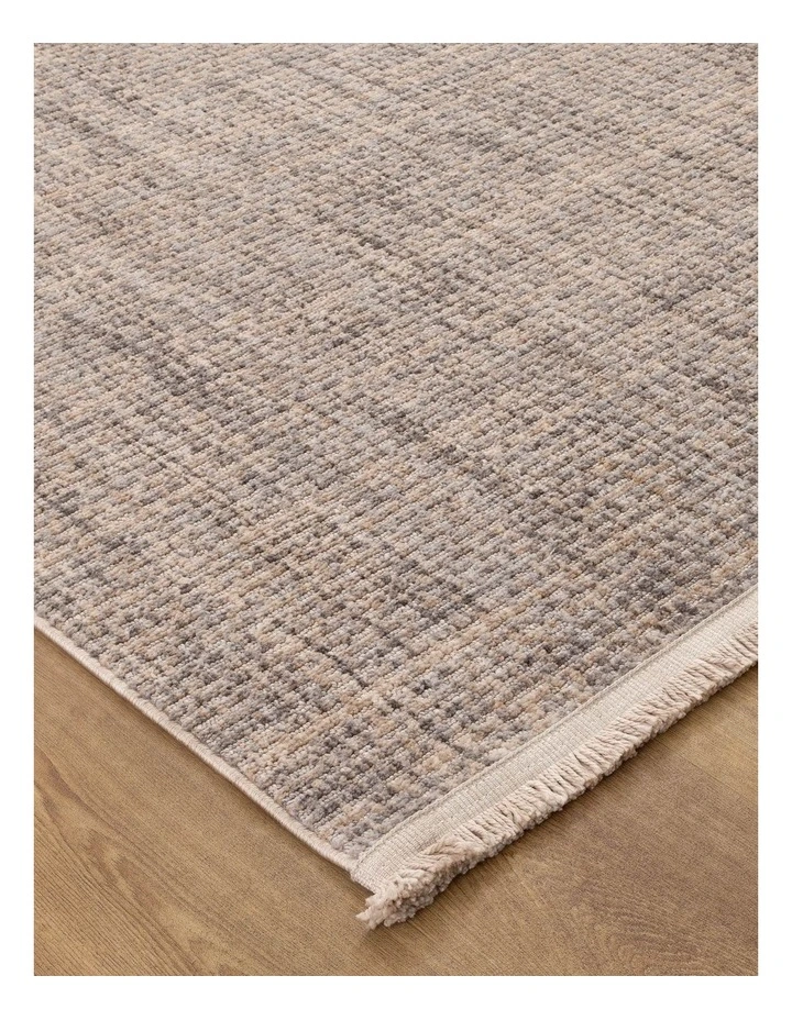 Cherie Distressed Lines Beige Grey Rug - CH05 image 2