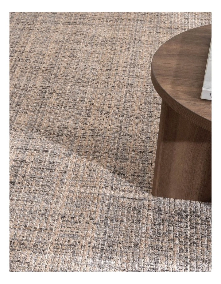 Cherie Distressed Lines Beige Grey Rug - CH05 image 5