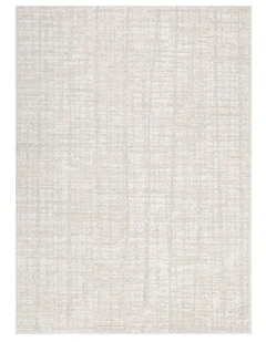 Toscana Distressed Lines Grey Beige Rug - TOS4