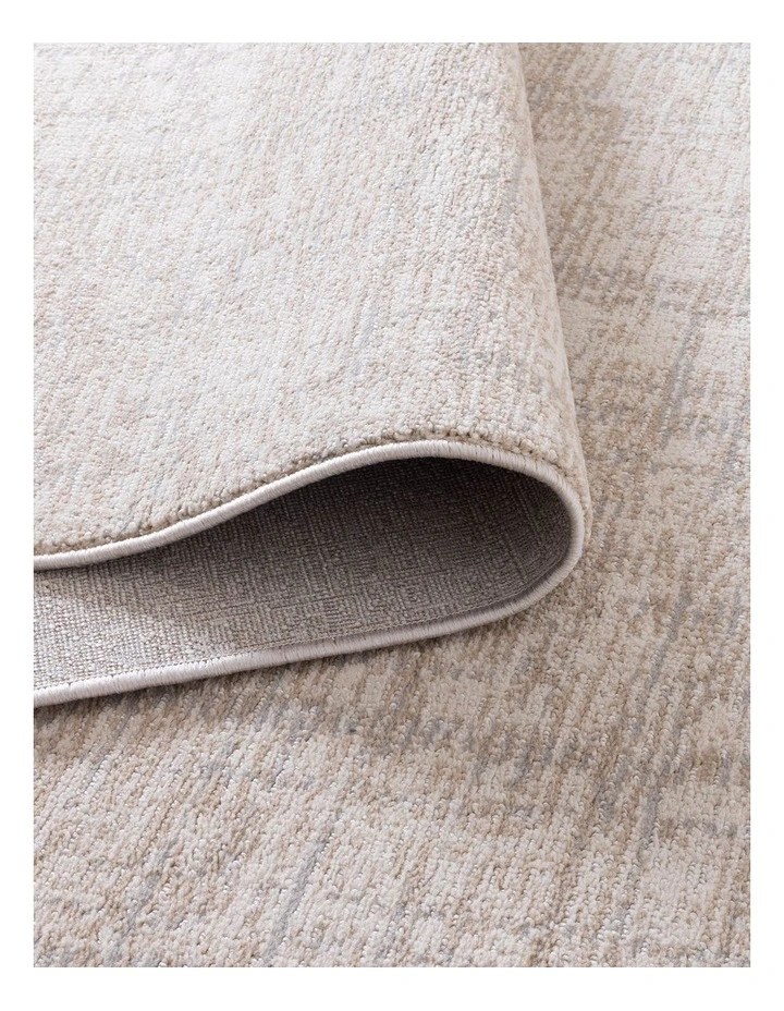 Toscana Distressed Lines Grey Beige Rug - TOS4 image 3