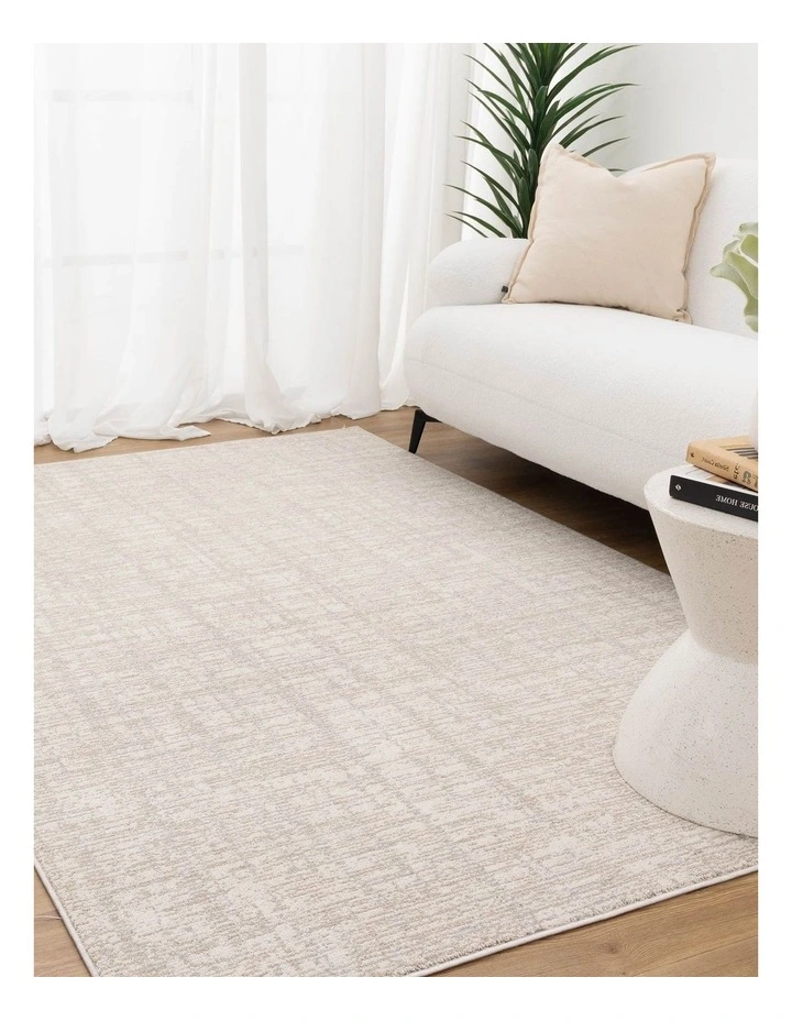 Toscana Distressed Lines Grey Beige Rug - TOS4 image 4