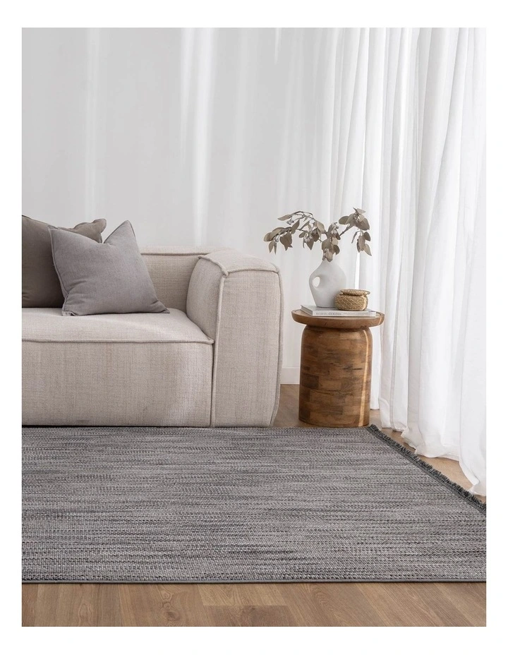 Berno Charcoal Loop Rug - B005 image 4