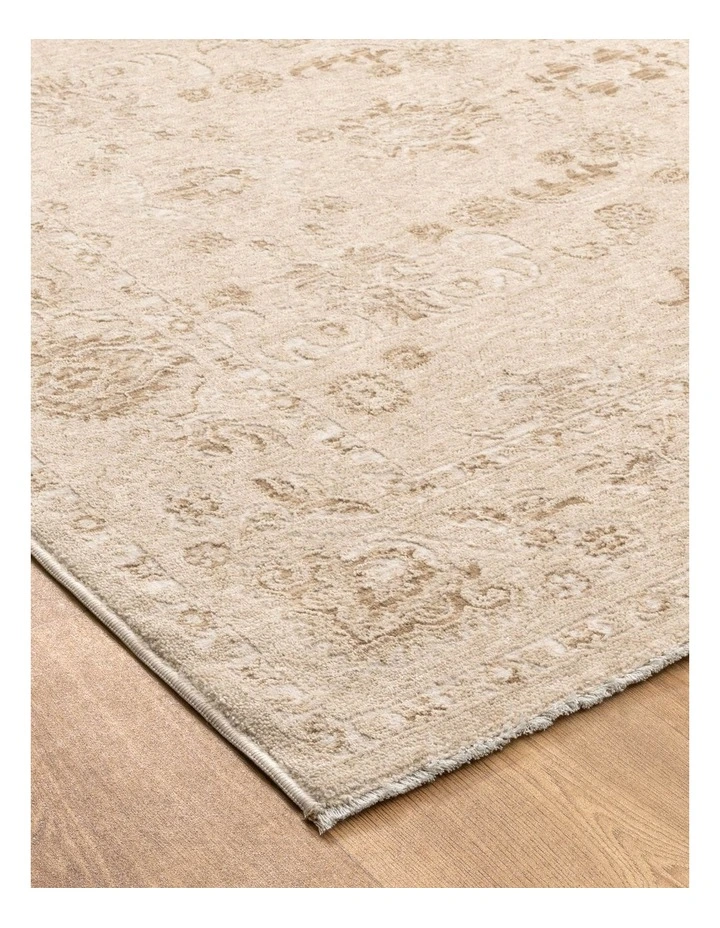 D103- Delphine Warm Biscotti Vintage Beige Rug image 2