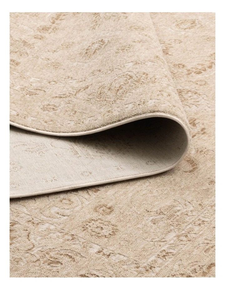 D103- Delphine Warm Biscotti Vintage Beige Rug image 3