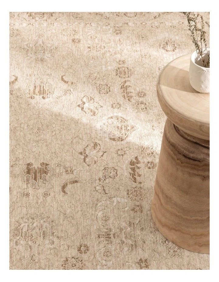 D103- Delphine Warm Biscotti Vintage Beige Rug image 5