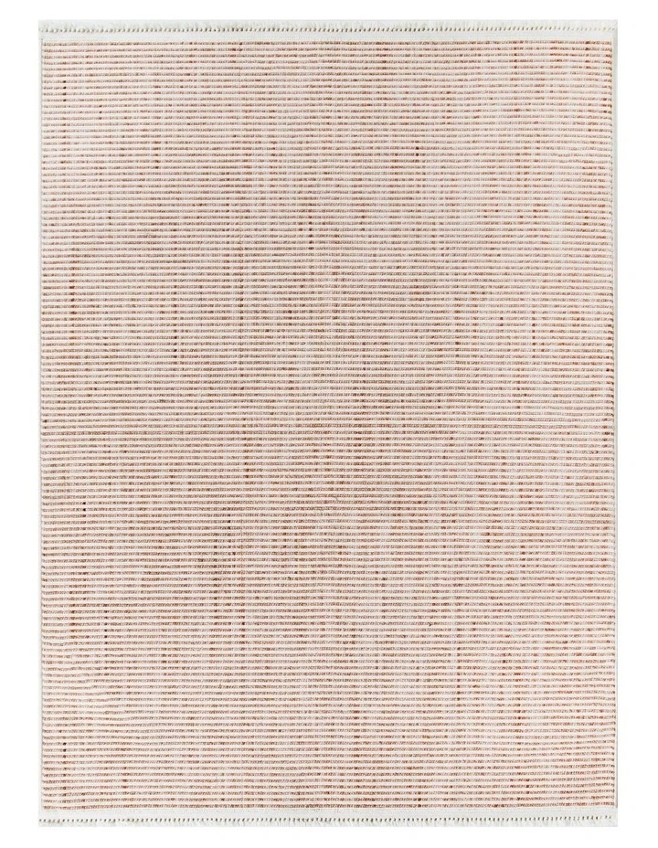 Berno Pink Ivory Loop Stripes Rug - B002 image 1