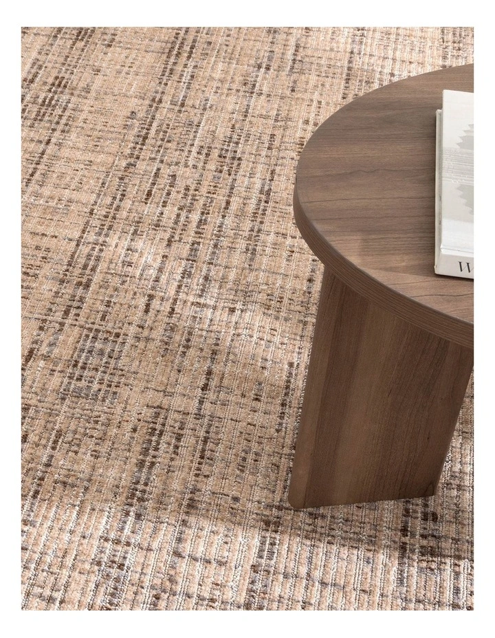 Cherie Distressed Look Beige Grey Rug - CH03 image 5