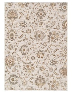 D107- Delphine Antique Bloom Multi Vintage Rug