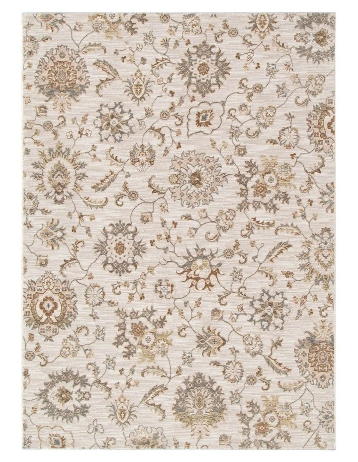 D107- Delphine Antique Bloom Multi Vintage Rug image 1