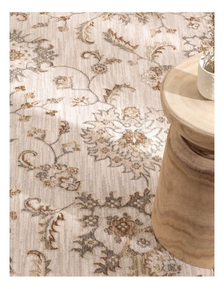 D107- Delphine Antique Bloom Multi Vintage Rug image 5