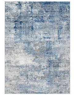 Expressions Navy Blue Modern Rug - EX11