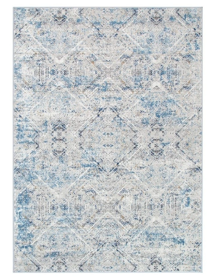 Expressions Navy Blue Ikat Rug - EX06 image 1