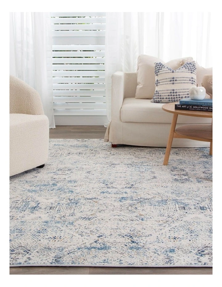 Expressions Navy Blue Ikat Rug - EX06 image 5