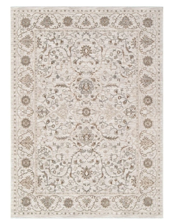 D104- Delphine Ivory Multi Vines Vintage Rug image 1