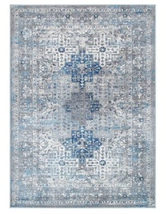 Expressions Navy Blue Oriental Rug - EX05