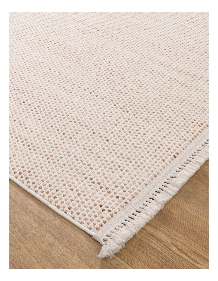 Berno Ivory Pink Loop Rug - B003 image 2