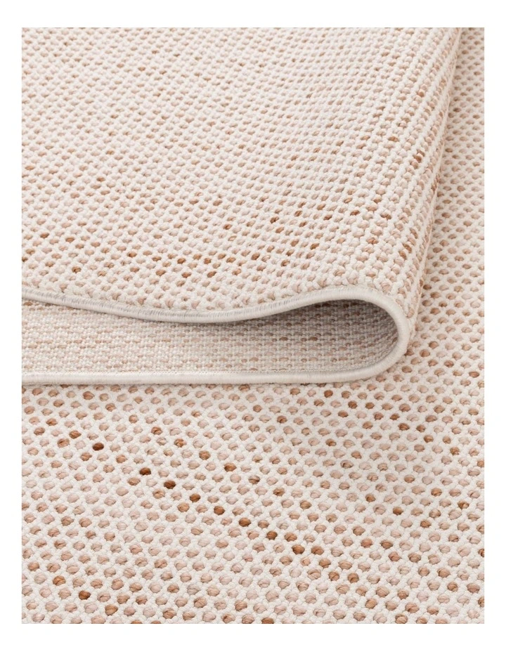 Berno Ivory Pink Loop Rug - B003 image 3