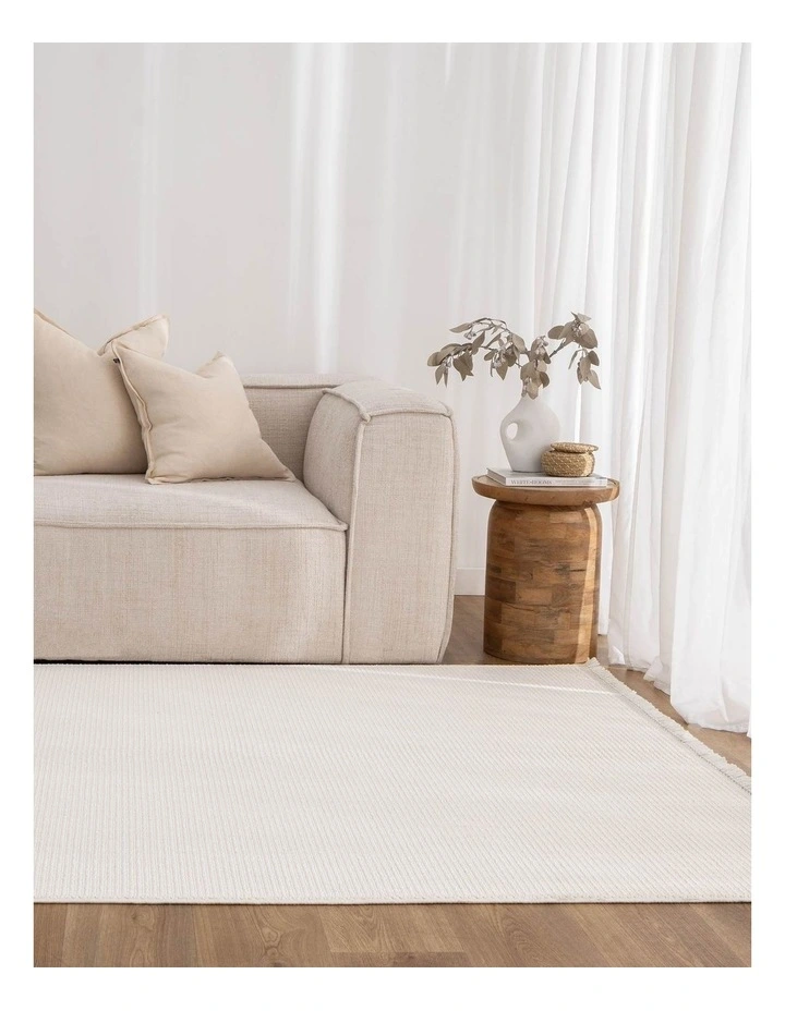 Berno Ivory Loop Rug - B001 image 4