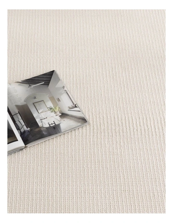 Berno Ivory Loop Rug - B001 image 5