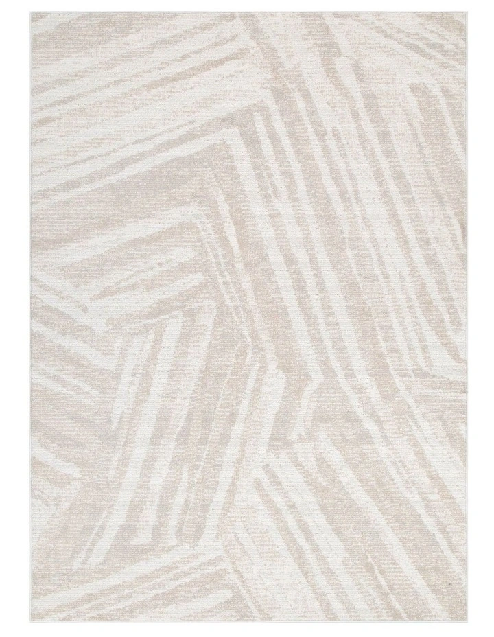 Toscana Geo Lines Beige Cream Rug - TOS1 image 1