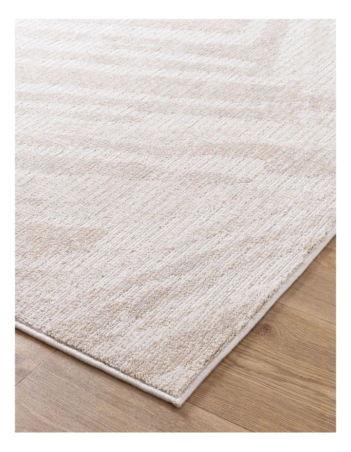 Toscana Geo Lines Beige Cream Rug - TOS1 image 2