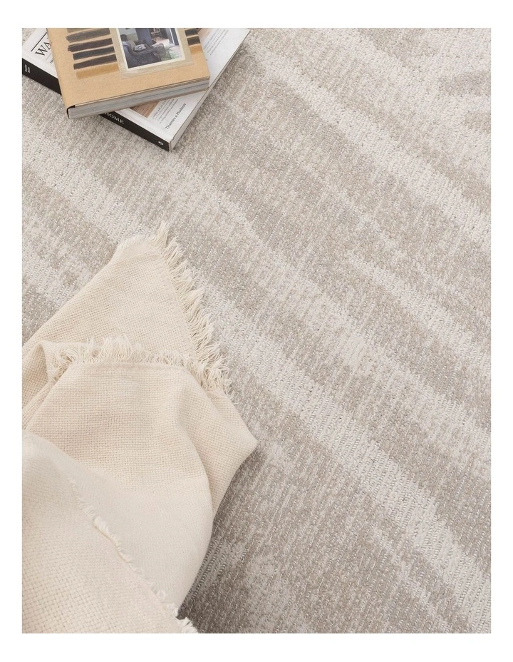 Toscana Geo Lines Beige Cream Rug - TOS1 image 5