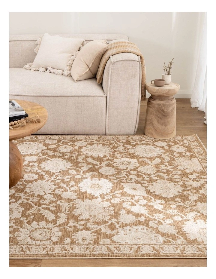 D105- Dephine Toffee Vintage Rug image 4